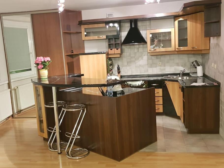 Appartamento Sloneczny Apartamencik Breslavia Esterno foto